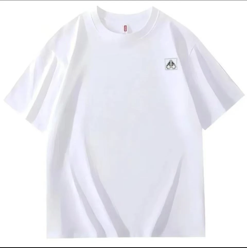 【万针刺绣剪刀】会呼吸的棉！新疆长绒棉纯棉圆领工艺短袖男士。