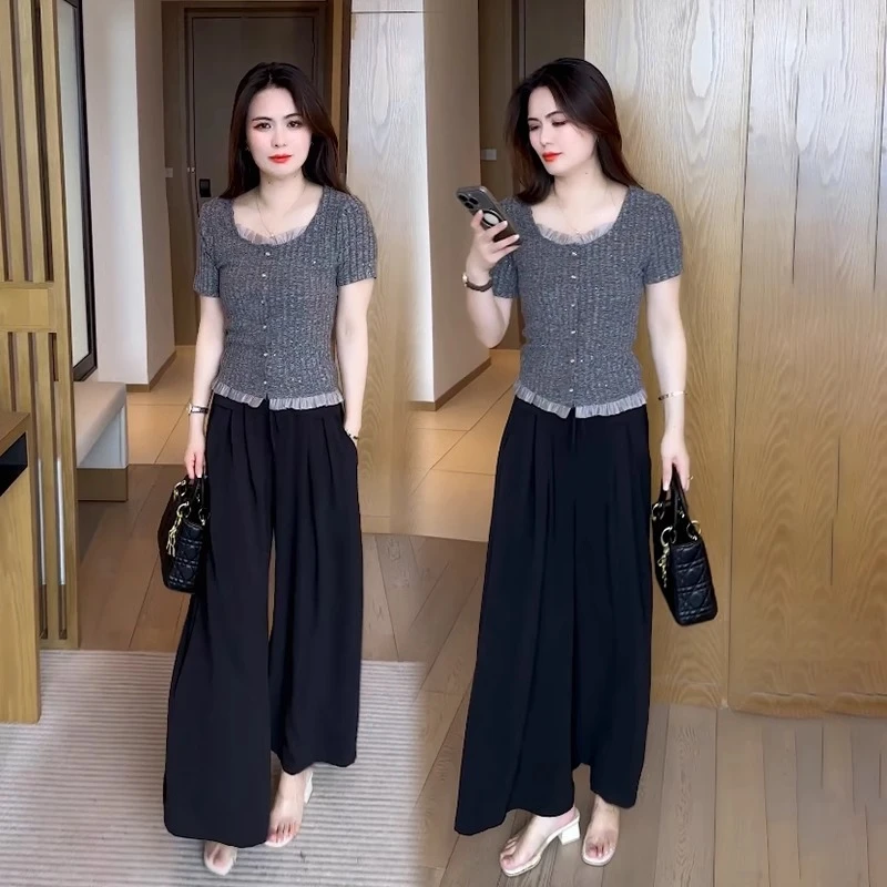 短袖t恤2025新款今年流行时尚夏款女装减龄体恤洋气显瘦百搭上衣