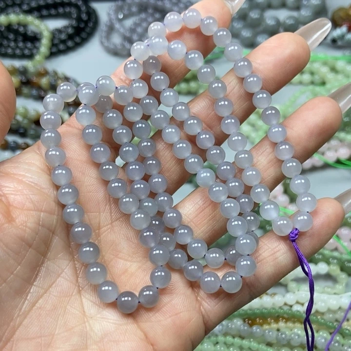 和田玉颈饰未镶嵌寒*冰6