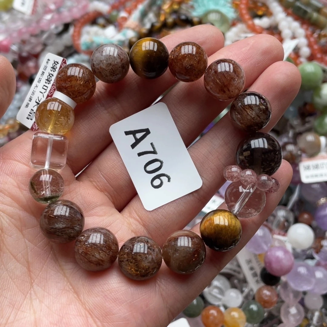 未镶嵌手链水晶多样性