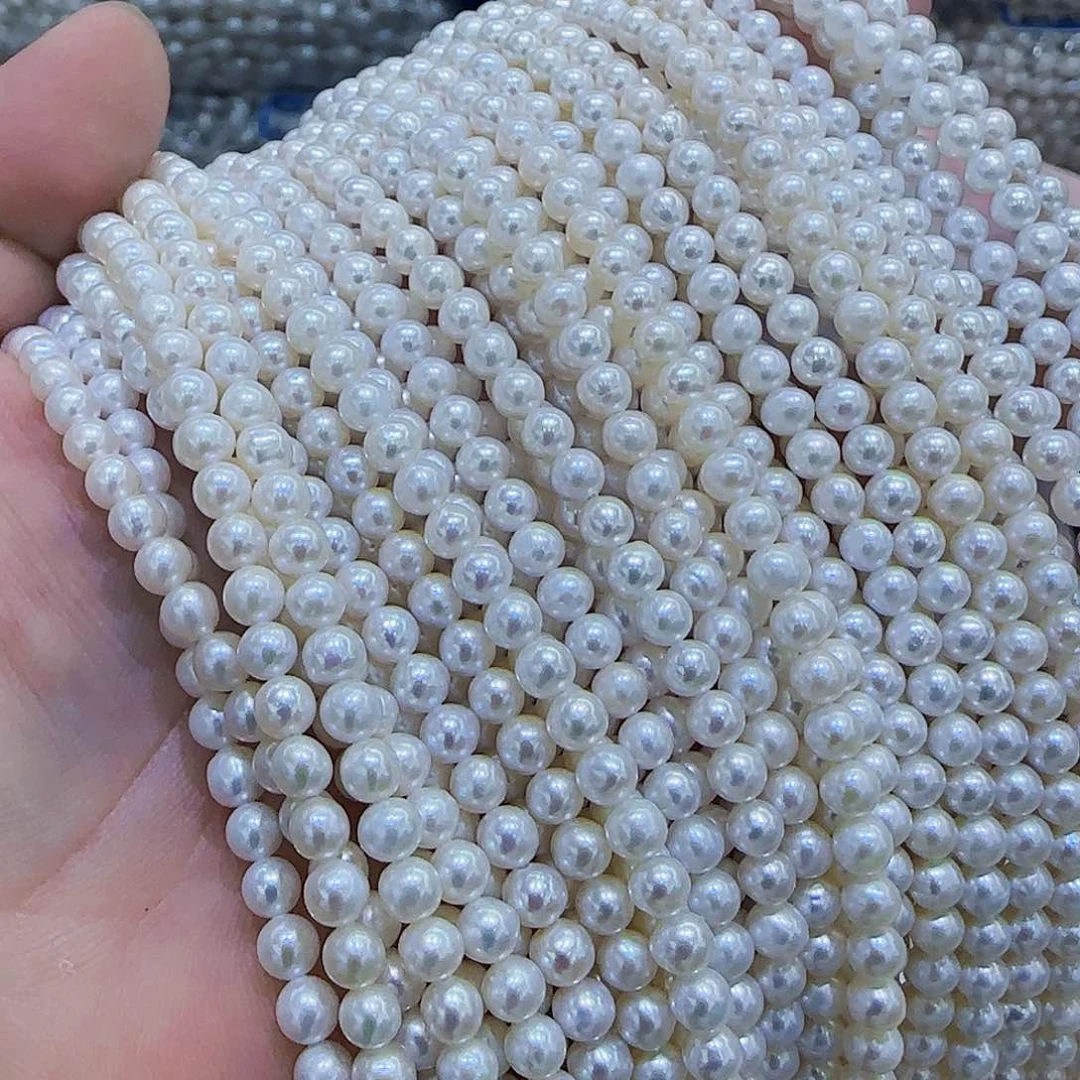 未镶嵌淡水珍珠珍珠4号半成品