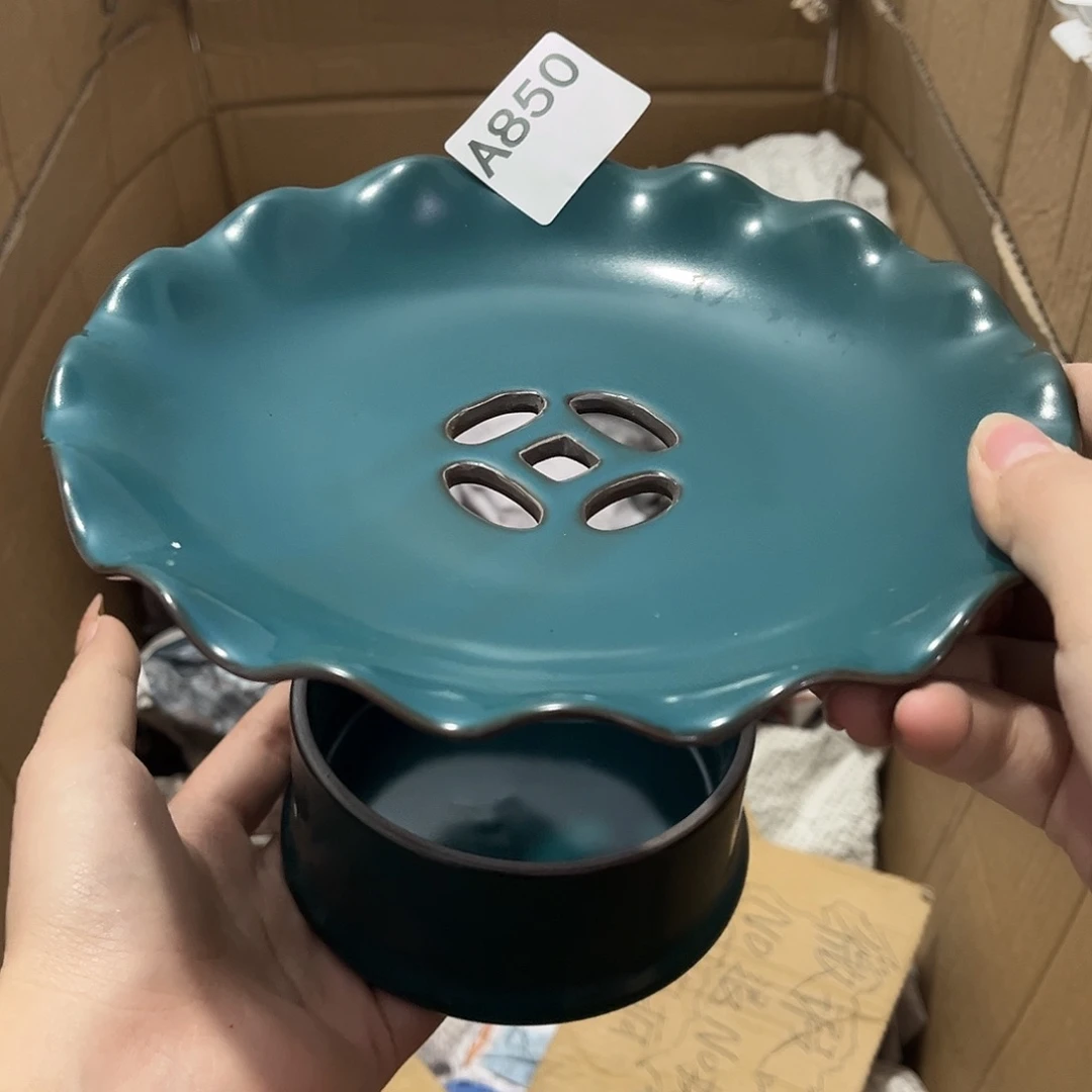 瓷片茶摆件工艺品摆件666