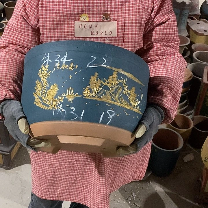 紫砂花盆紫砂花盆