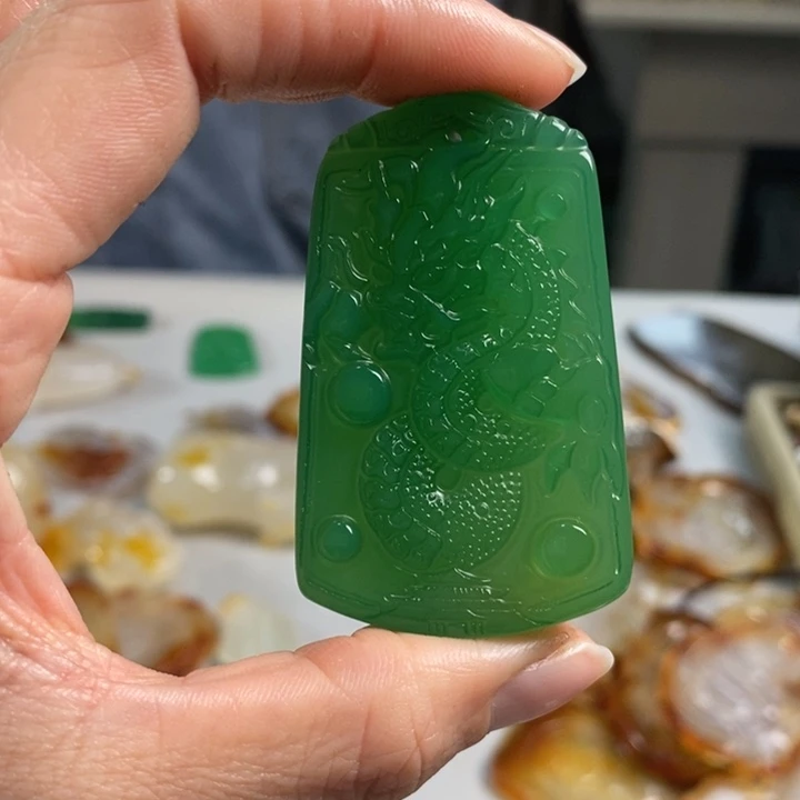 玛瑙/玉髓吊坠(不含链)未镶嵌