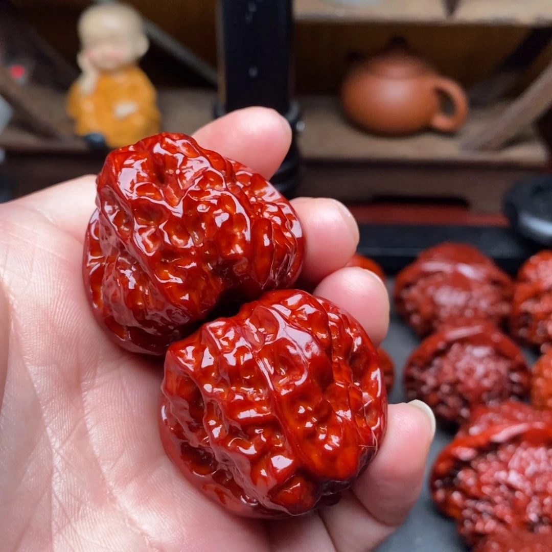 吊坠文玩核桃38三角蛙