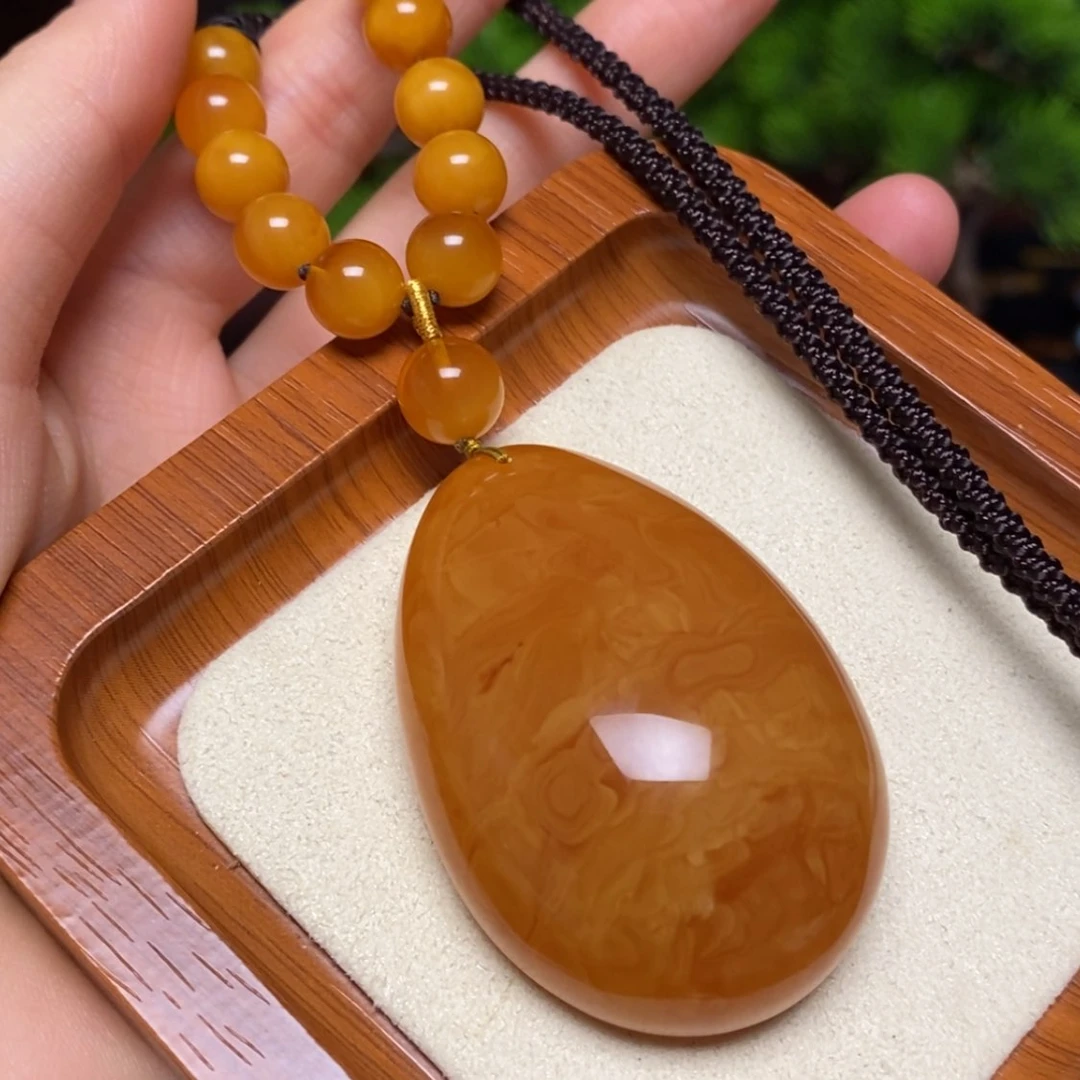 【闪购商品】蜜蜡颈饰未镶嵌项链
