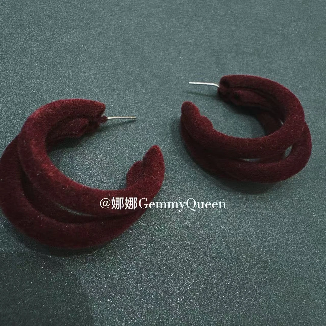 铜合金布艺耳饰 娜娜GemmyQueen耳环