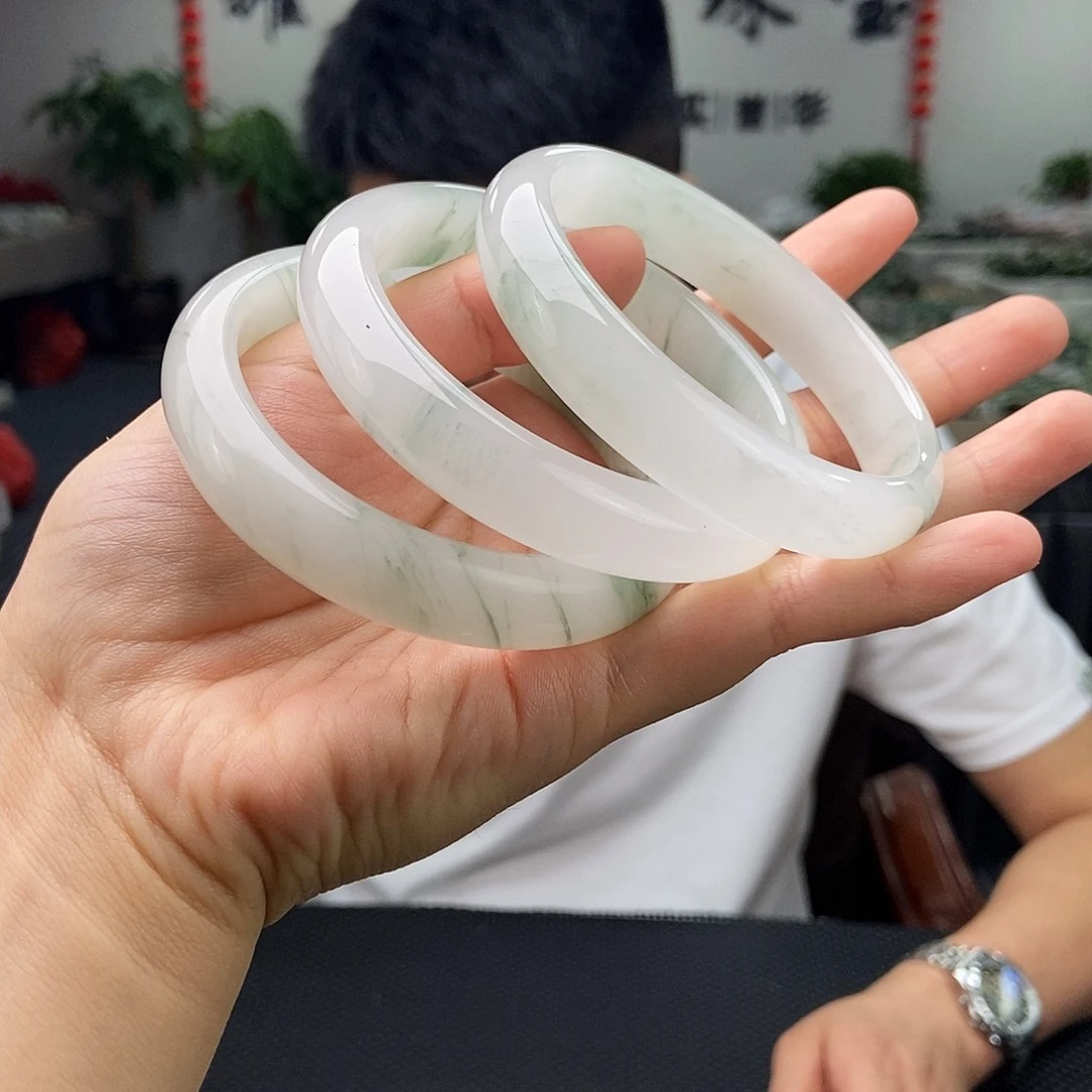石英质玉（天山翠）53-64颜色多样性发拍一发一未镶嵌