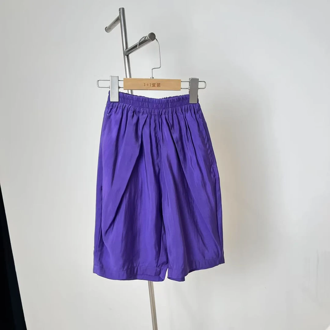 夏款男童紫色裤子 1201 鼓系