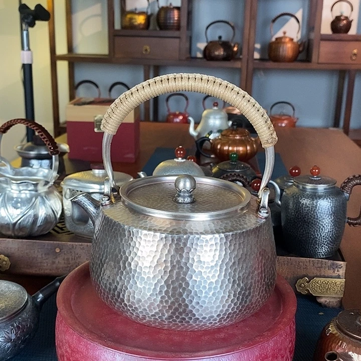 H***g手工制作紫铜壶工艺