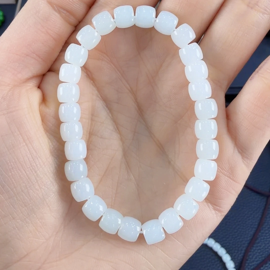 未镶嵌手链和田玉（白玉）