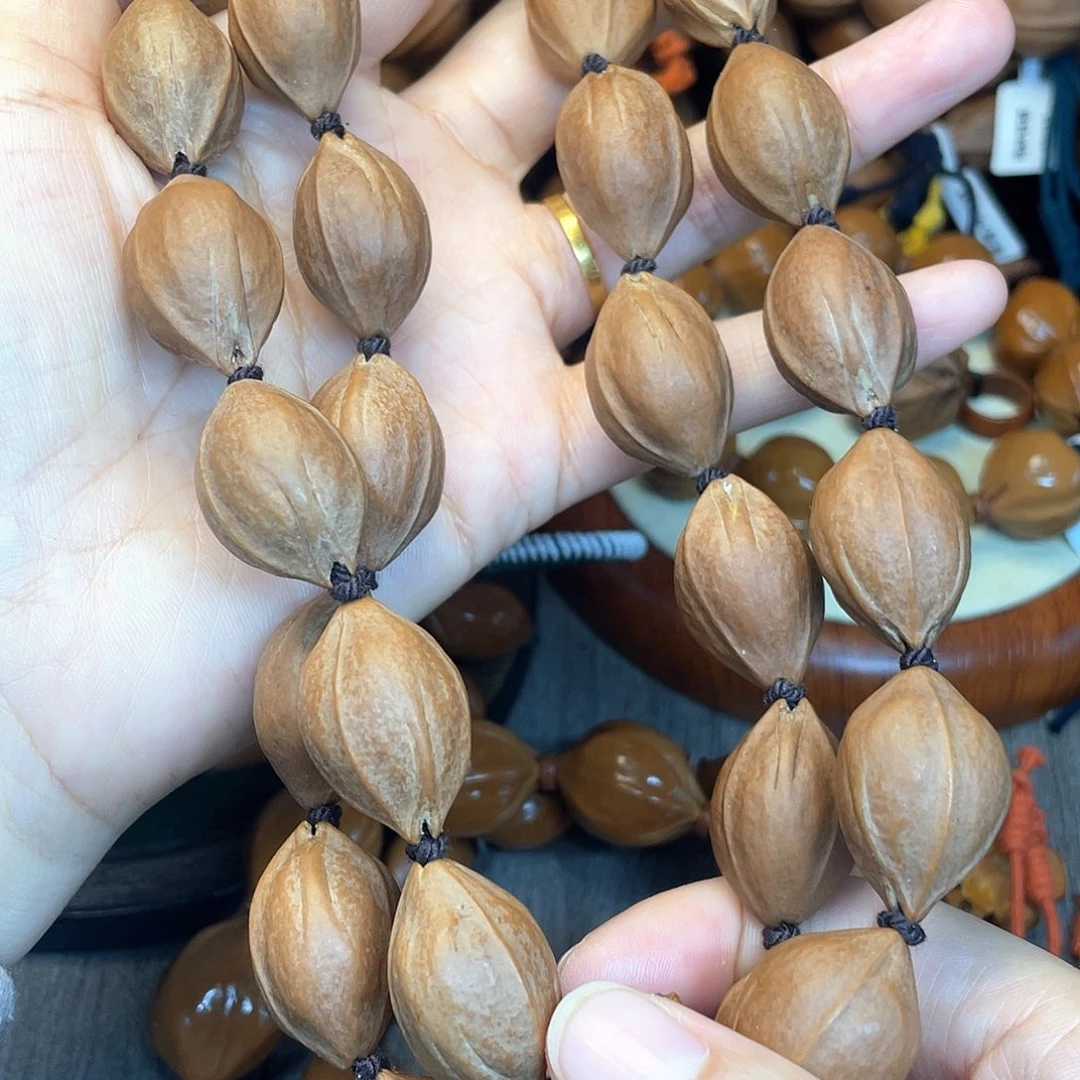 手串/手链橄榄核梅林铁核1726脖挂30颗