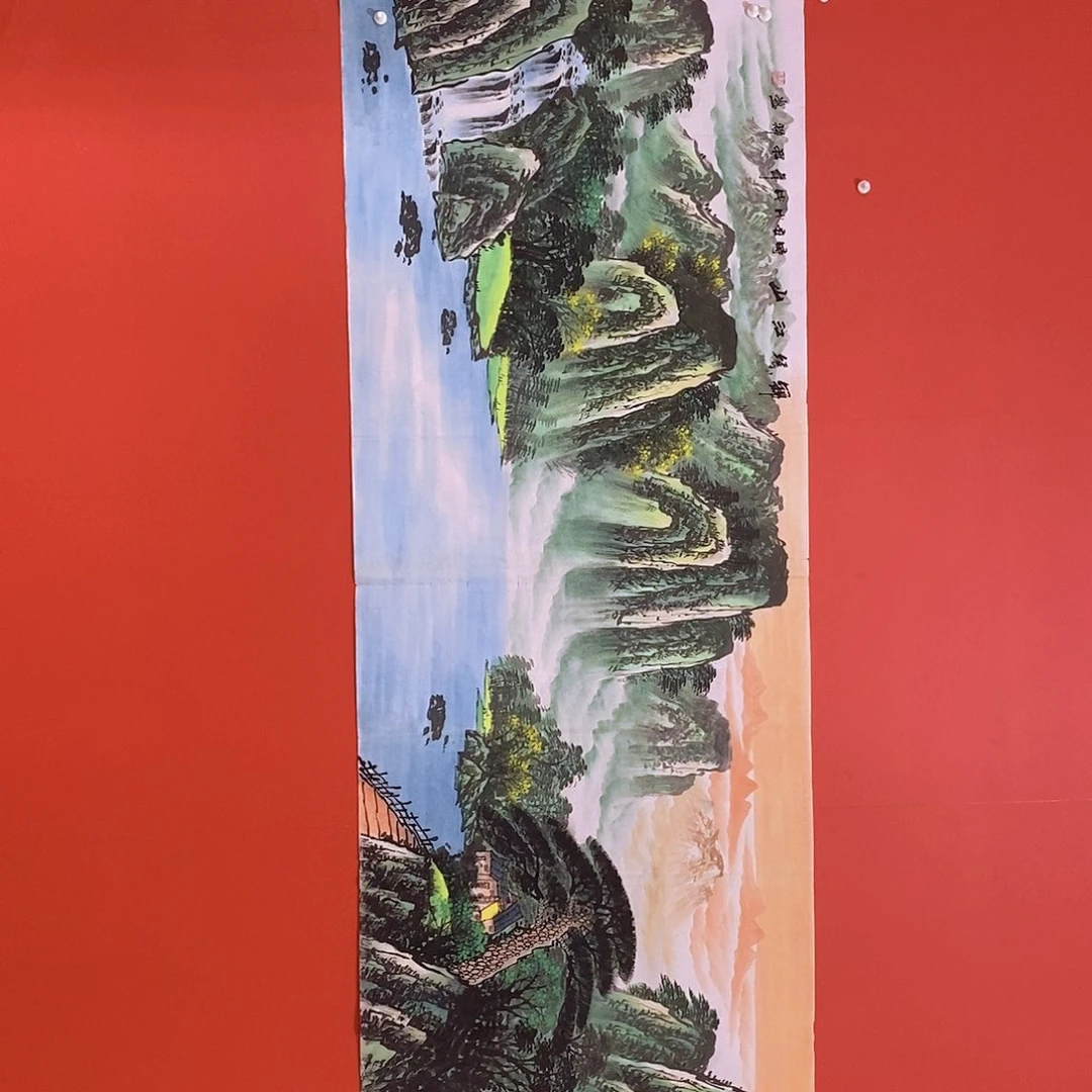 国画山水花鸟国画作品