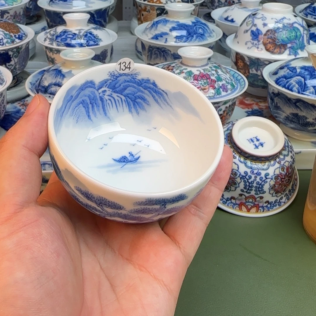 彦祖纯手工手绘茶具134