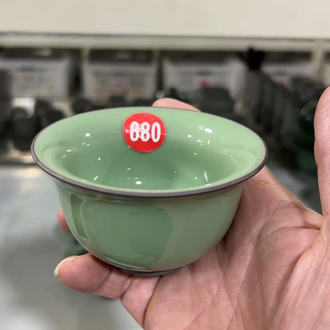 微瑕陶瓷茶壶茶杯家用