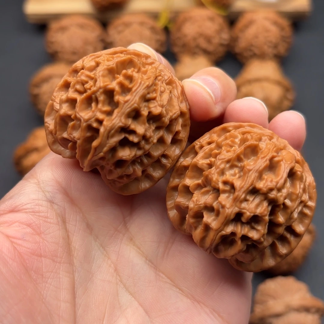 文玩核桃把件苹果40