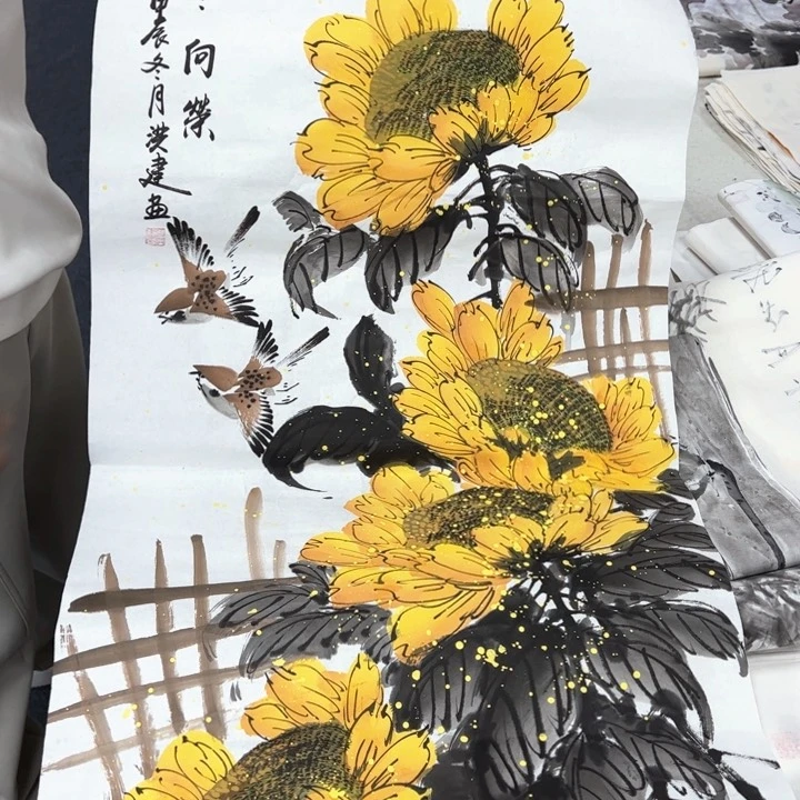 国画纯手绘作品欣赏图