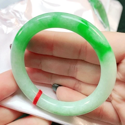 未镶嵌手镯翡翠圆条2943