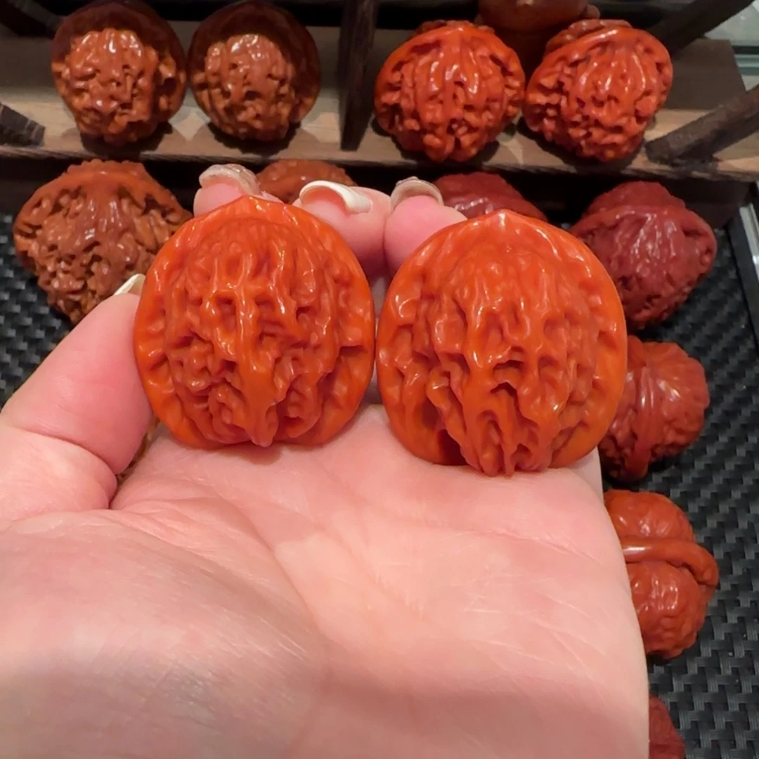 文玩核桃吊坠玉化玲珑塔35精品1788