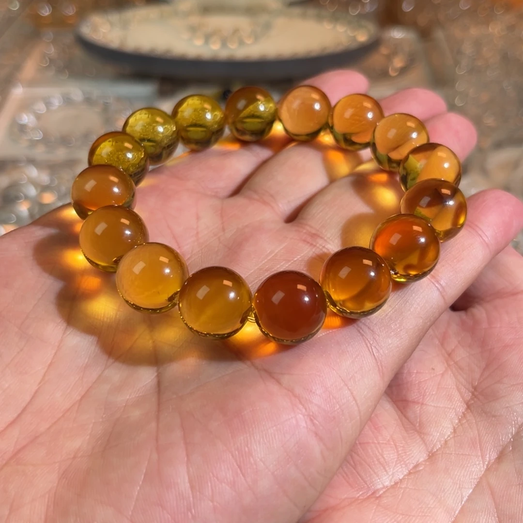 【闪购商品】巴西黄水泡泡珠14mm