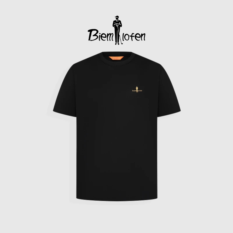 【冰舒棉】比音勒芬2025夏季新款男上衣休闲百搭多色凉感短袖T恤