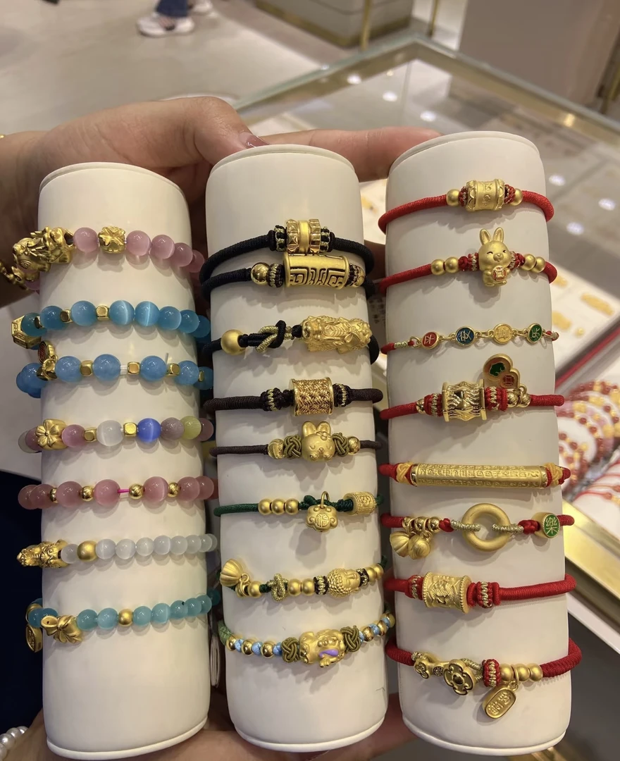 合金耳饰 花翎 铜合金手镯手链新品链接主播念到名字再拍