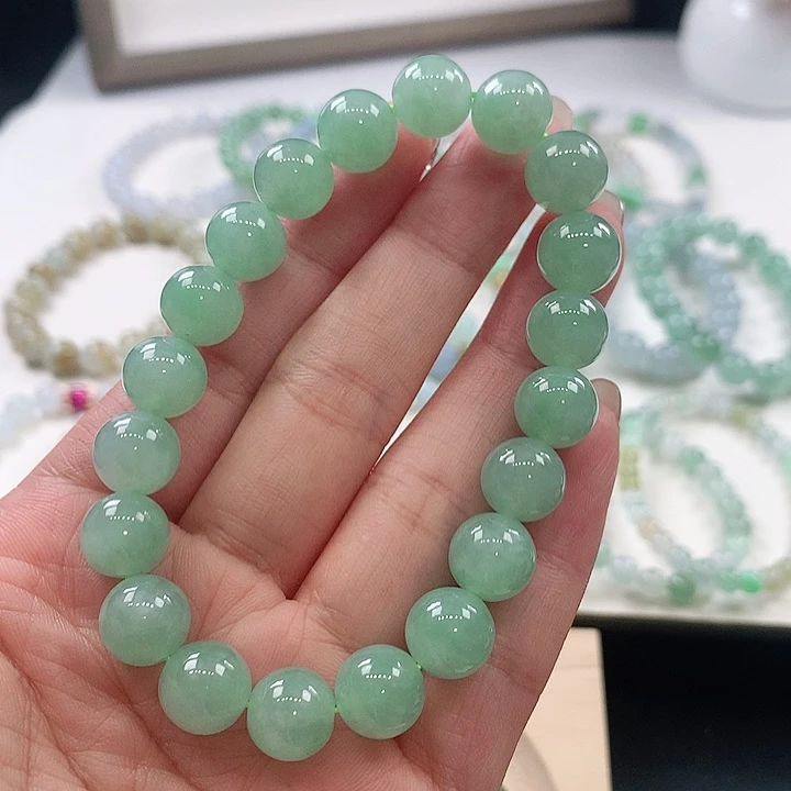 未镶嵌手链翡翠手链9.8mm