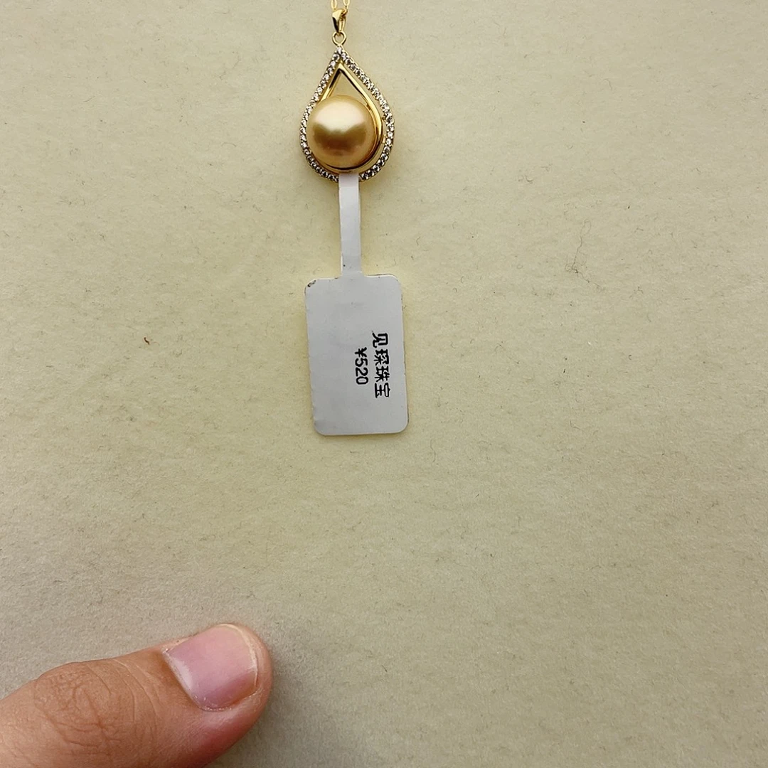 海水珍珠颈饰银S925镶嵌