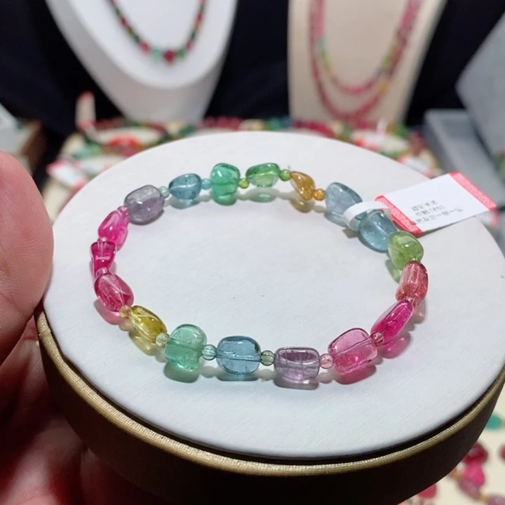 碧玺手链未镶嵌碧玺手链