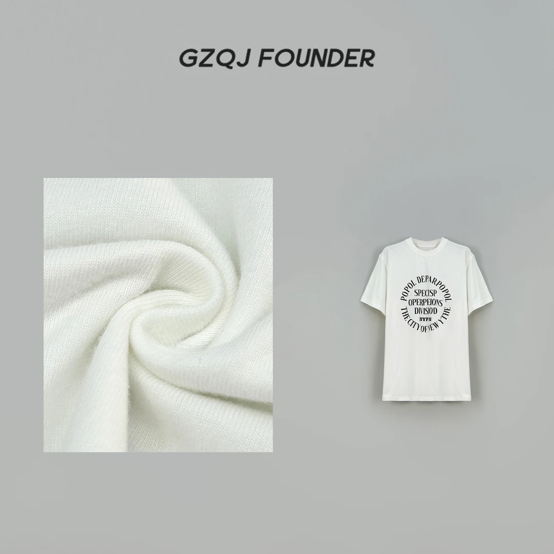 GZQJ【独家女孩】 小众设计感字母短袖T恤女夏季新款宽松上衣2962