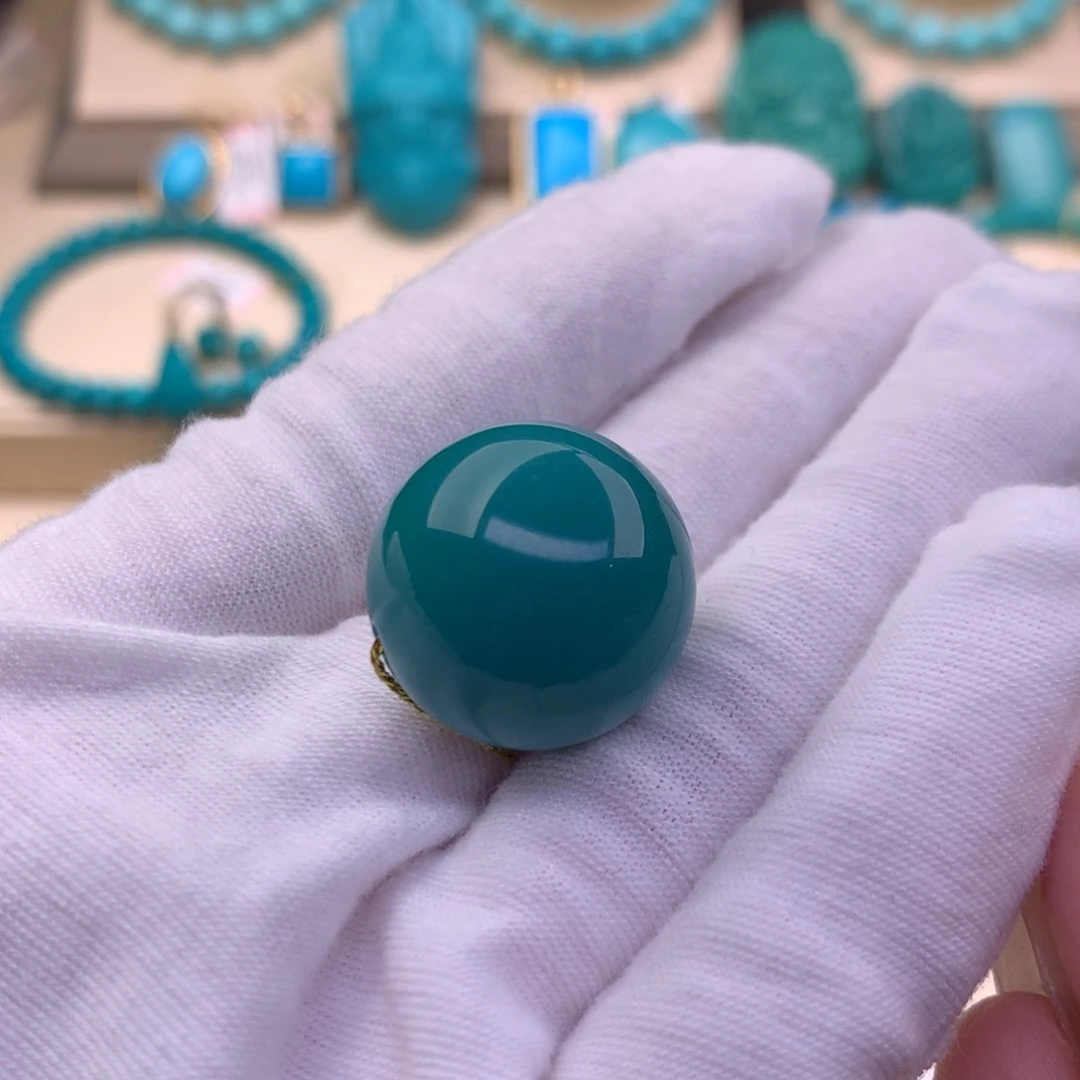 绿松石未镶嵌珠宝奇石20尺寸