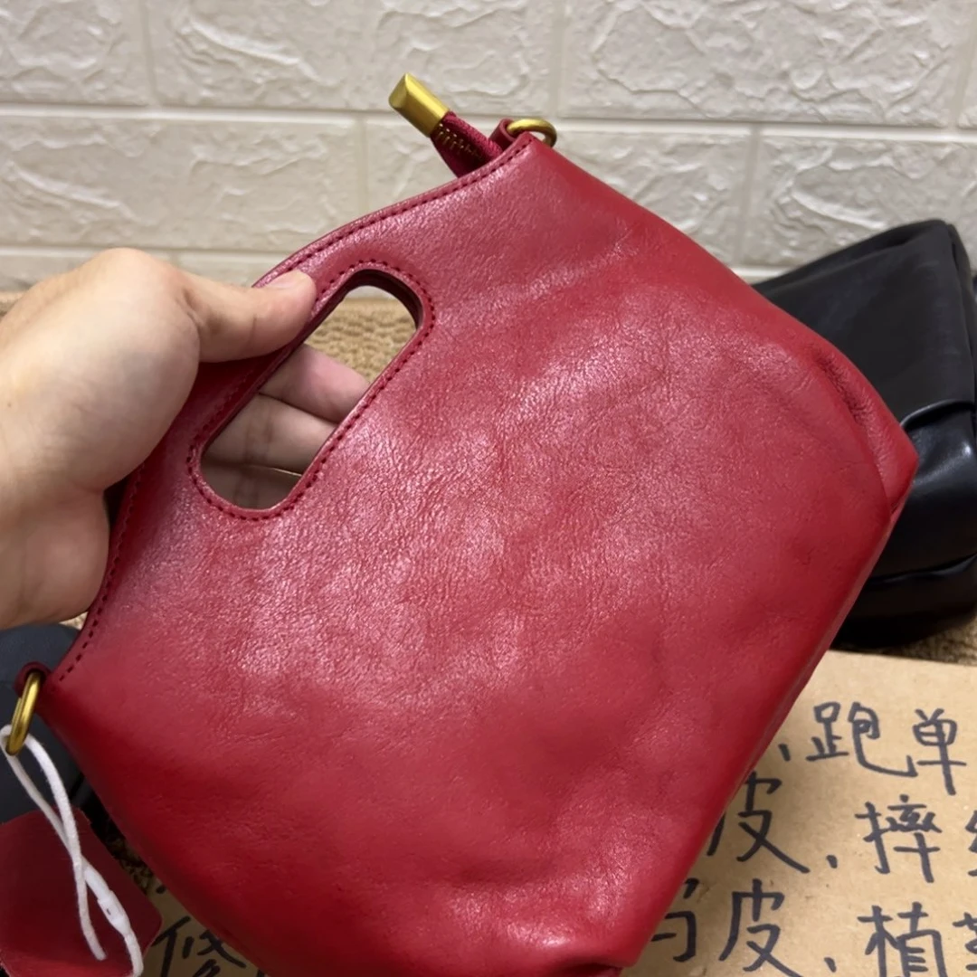 【闪购商品】头层牛皮红