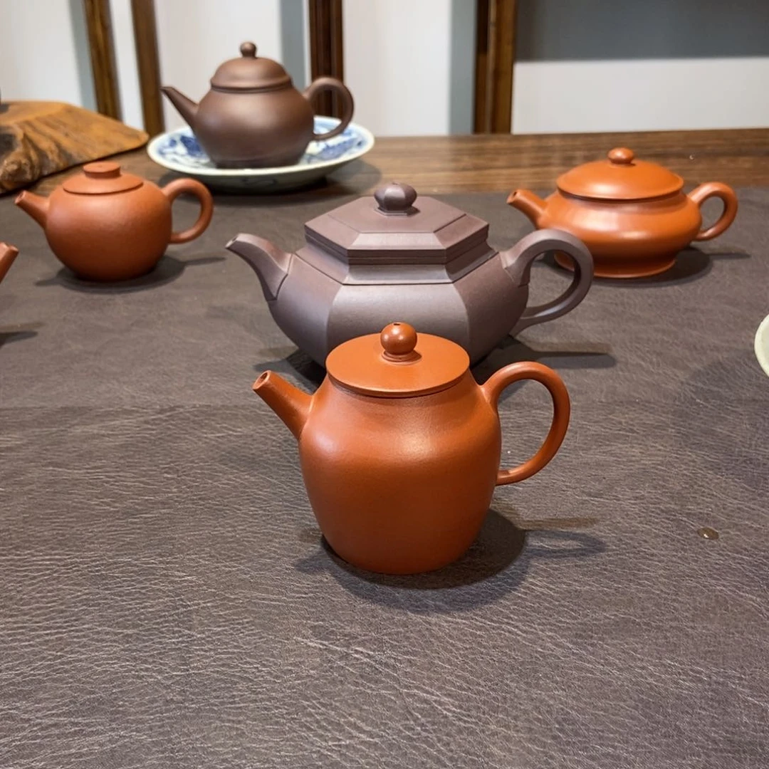 雨****5紫砂壶朱泥茶壶