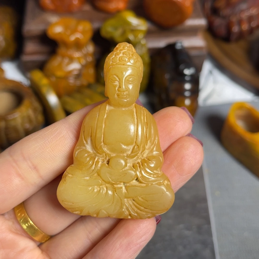 蛇纹石玉合金颈饰