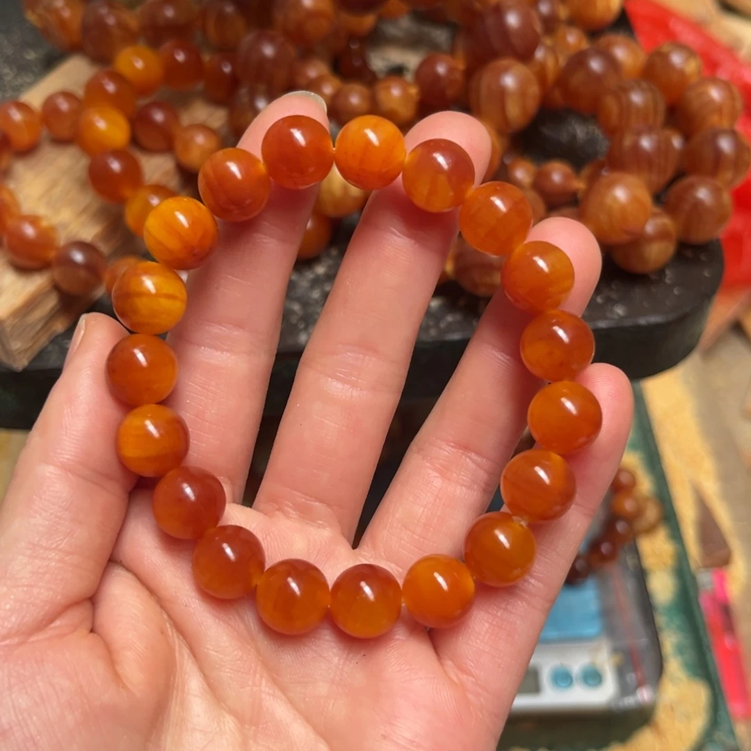 松木（琥珀木）手串/手链1.1包浆