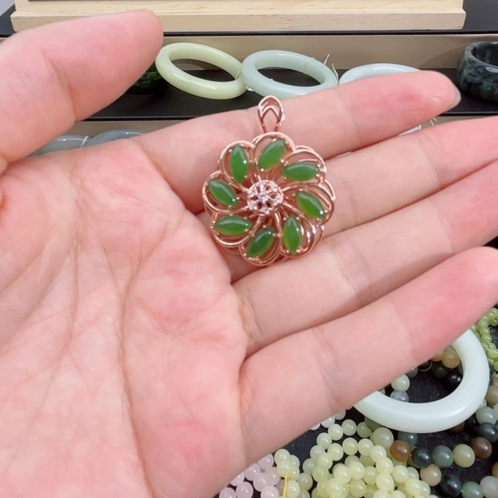 吊坠(不含链)未镶嵌和田玉
