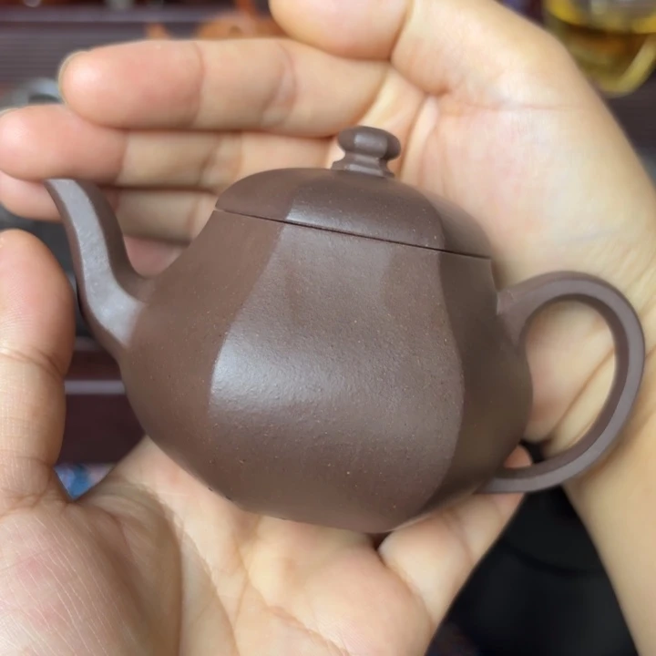 茶壶紫砂六方梨型