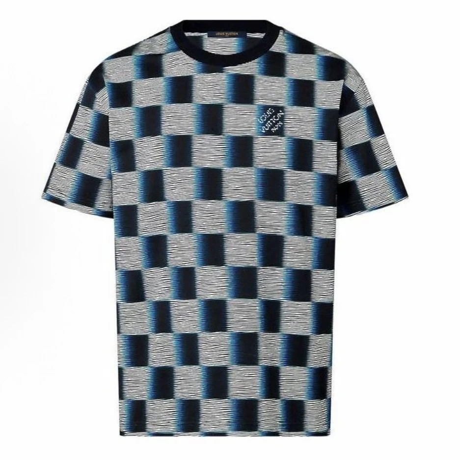 未使用 LouisVuitton/路易威登 SS24棋盘格短袖 XL码 md1340