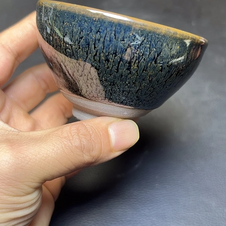 茶盏建盏鹧鸪百花8.8口径