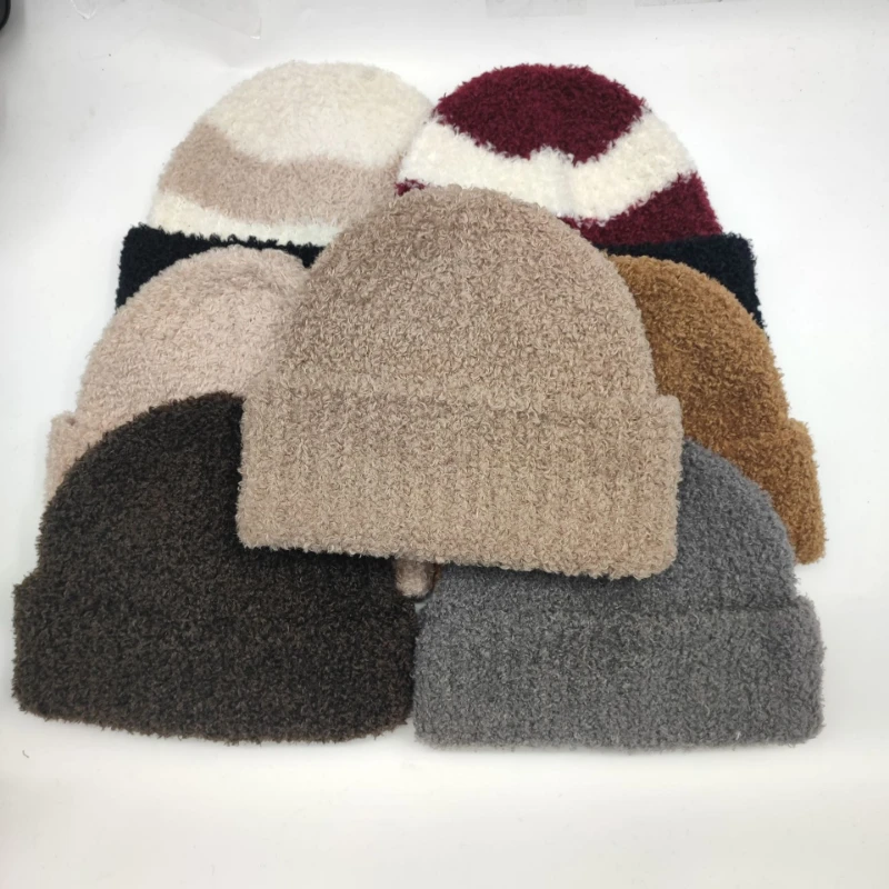 冬季女士韩版毛线针织帽子潮流百搭防寒保暖时尚日常通勤包头防风