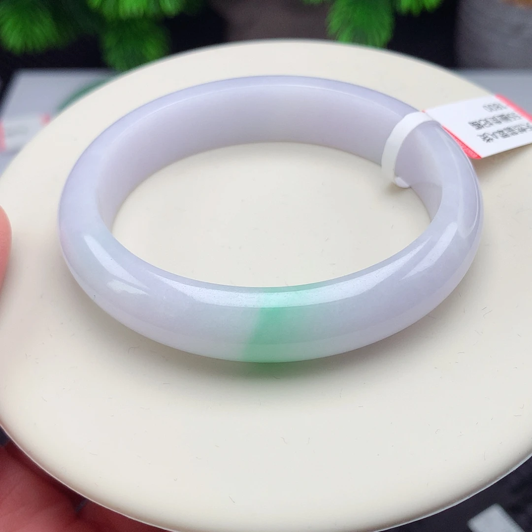 翡翠未镶嵌手镯55圈