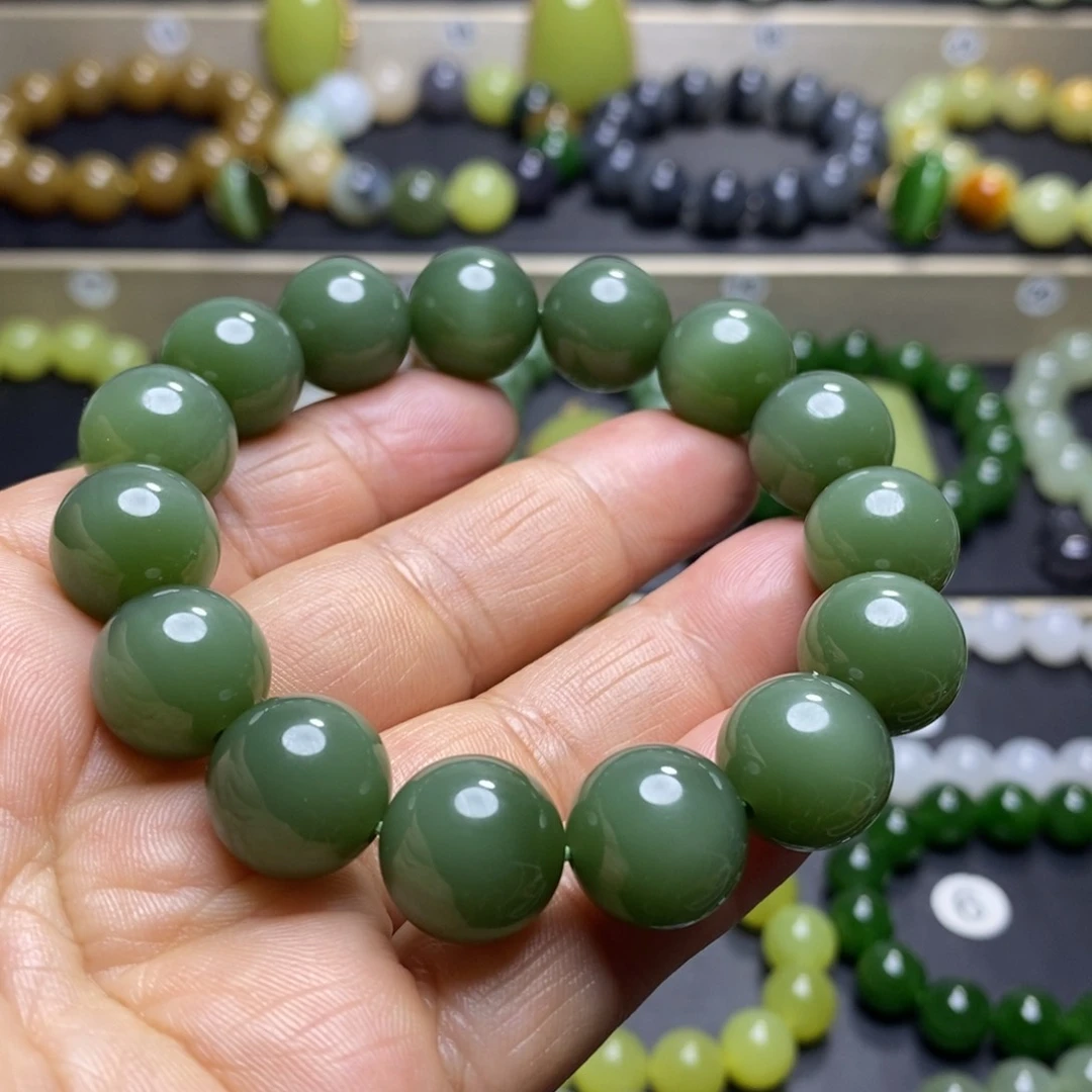 和田玉手串未镶嵌