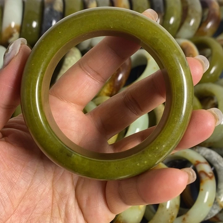 蛇纹石玉合金手镯