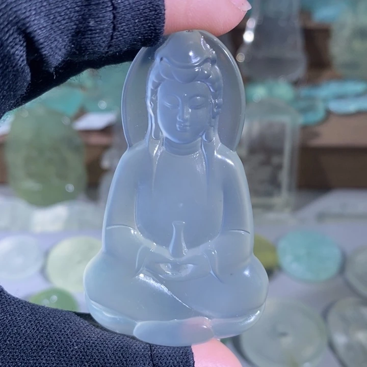 岫玉吊坠未镶嵌吊坠