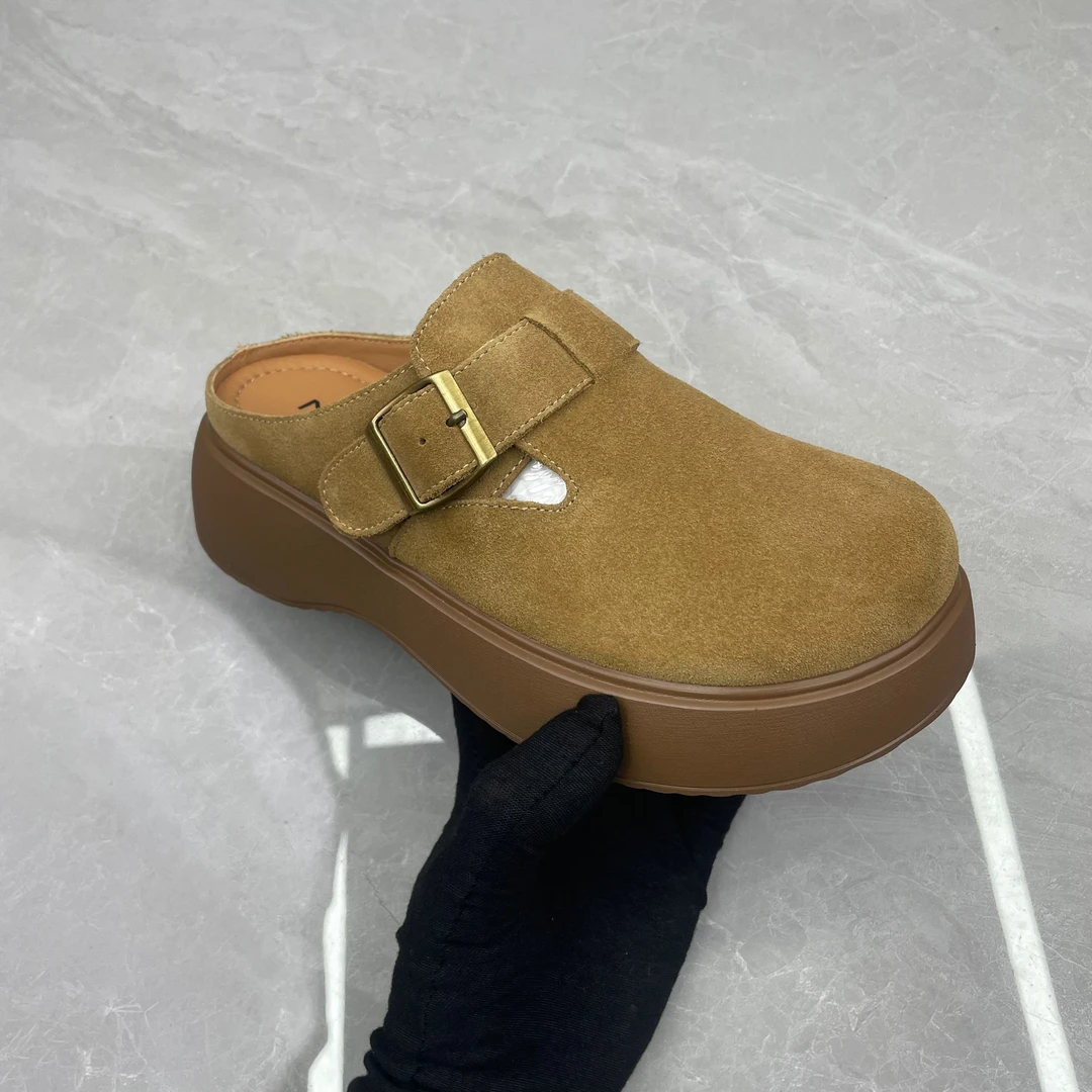 拖鞋女 (牛皮)b2107 孤品f区36码