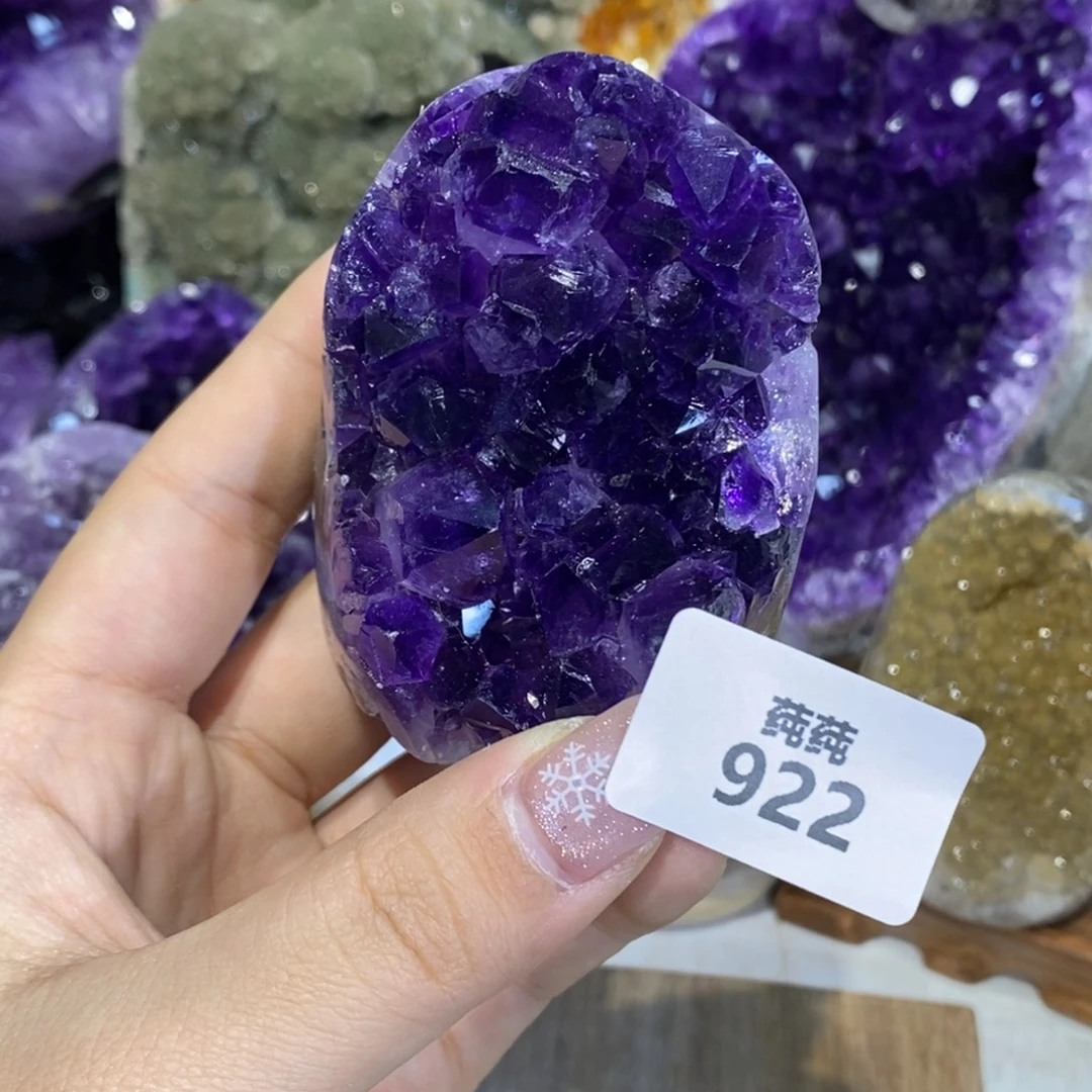 大型摆件（非配饰）紫晶未镶嵌帝紫大牙