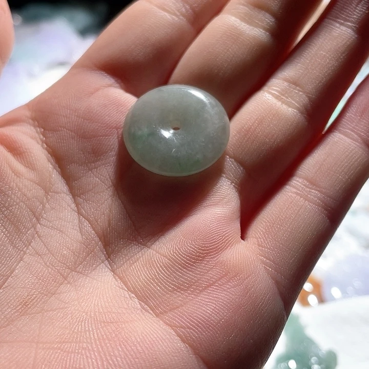 翡翠未镶嵌颈饰天然