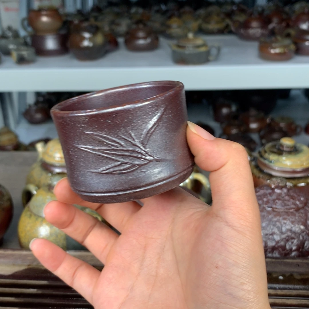 茶壶紫砂纯自然柴烧