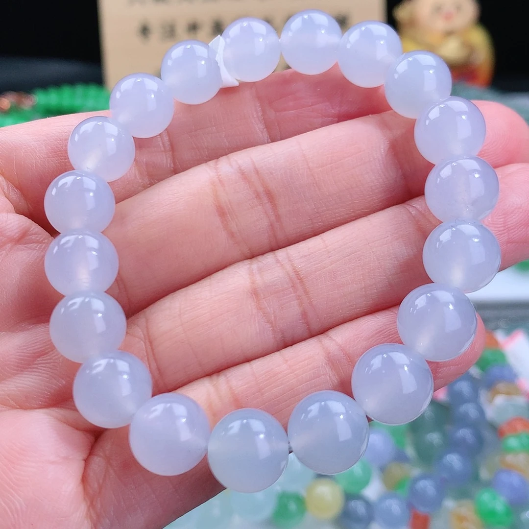 翡翠手链未镶嵌卡10mm