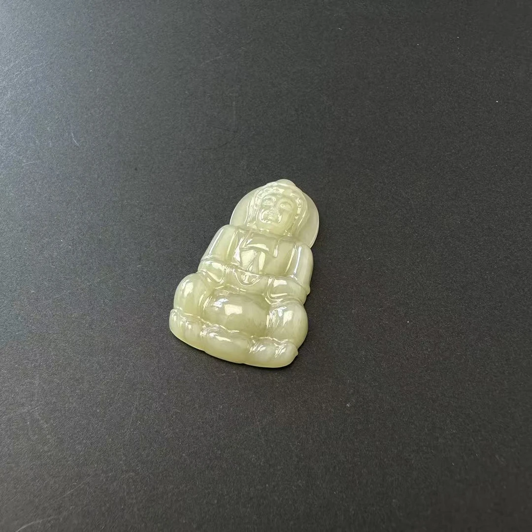 观音男女款玉石玉佩S9305